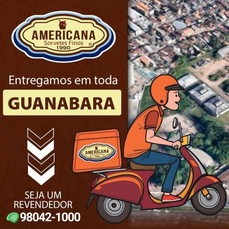 Entregamos em toda Guanabara | Sorvete | Sorveteria Americana